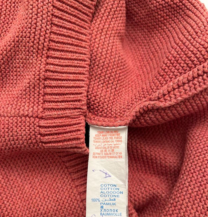 gilet en maille de coton avec noeud - photo numéro 5