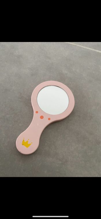 Petit miroir en bois