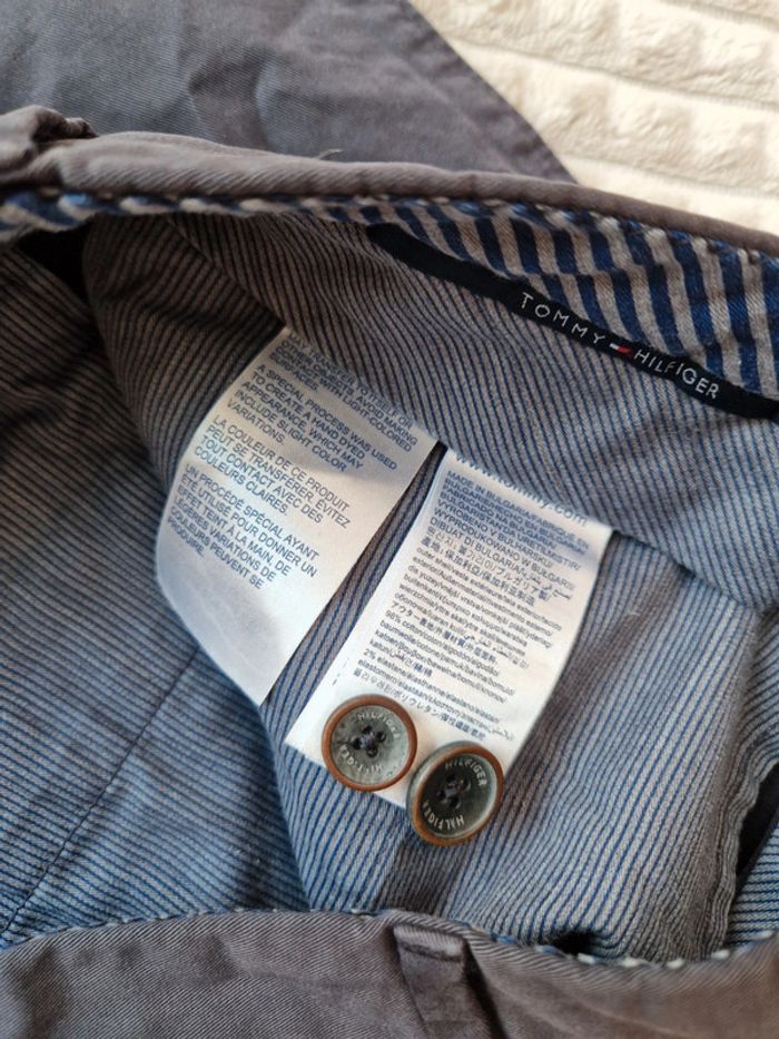 Pantalon chino bleu marine Tommy Hilfiger homme - photo numéro 2