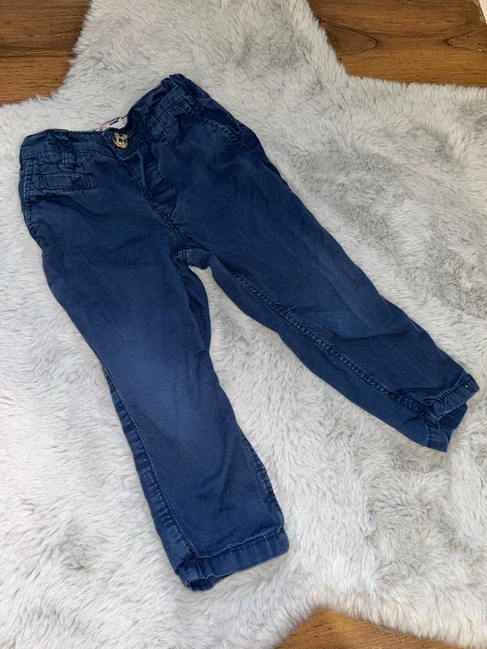 Pantalon bleu foncé - 12 mois - H&M