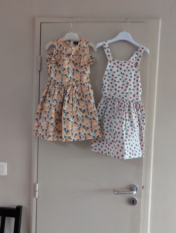 Lot de 2 robes sans manches fille 5 ans Sergent Major Neuf