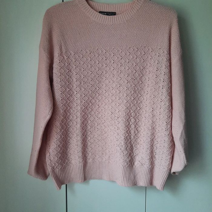 🌸 Pull rose texturé SHEIN - Taille L