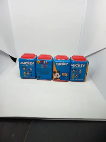🧩 Lot de 4 Boîtes - Disney Mickey et ses Amis 🐭
