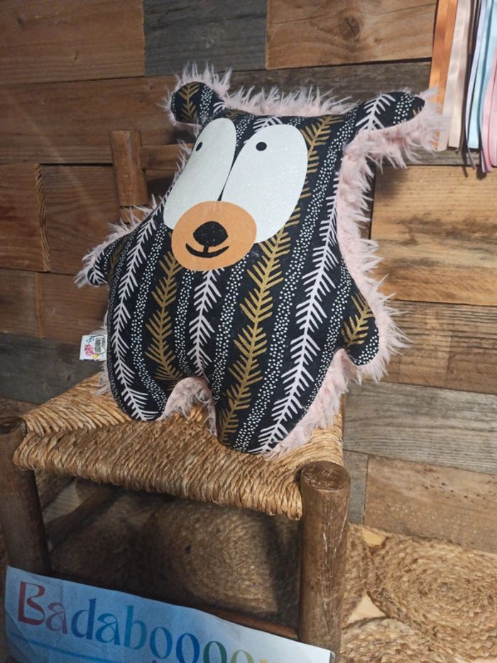 Peluche coussin déboutonnez moi tbe - photo numéro 6