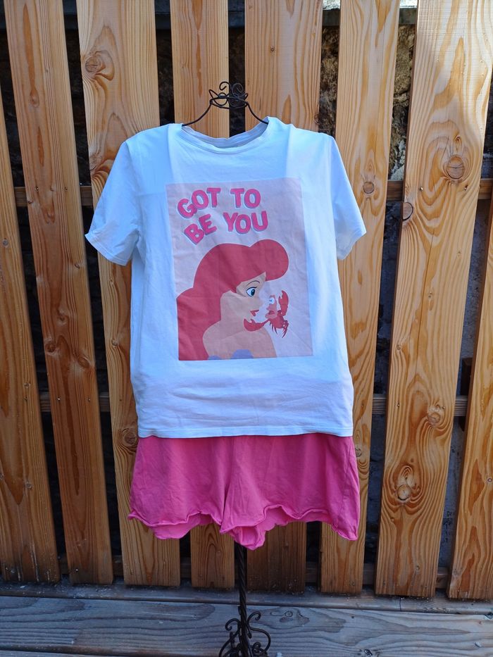 Joli pyjama short la petite sirène Disney taille XL