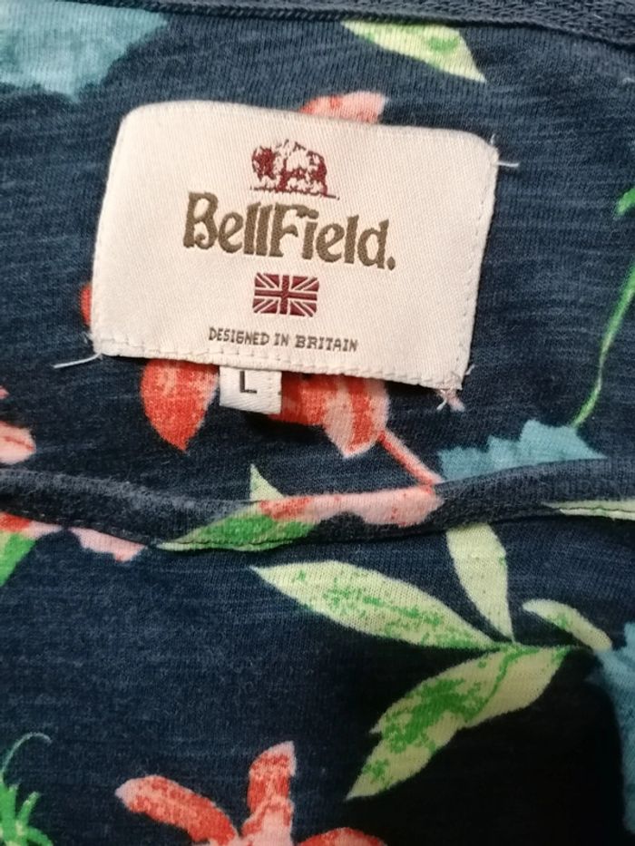 Tee-shirt Bellfied motfi fleurs homme taille L - photo numéro 3