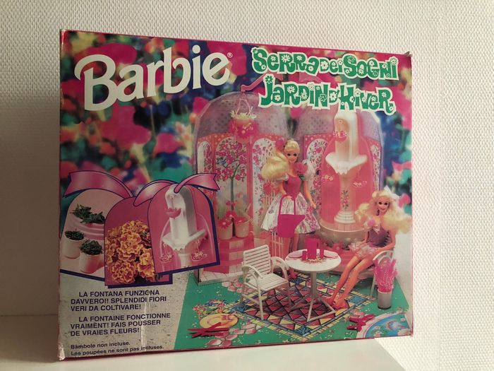 Coffret serre jardin d’hiver Barbie 1987