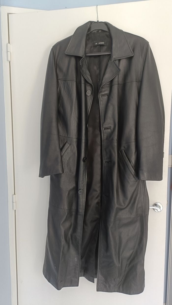 Vend manteau cuir