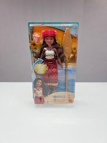 Poupée Disney Vaiana 2 chantante Mattel Français Anglais Espagnol Portugais