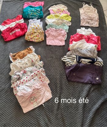 Lot vêtements fille 6 mois été  (29 pièces)