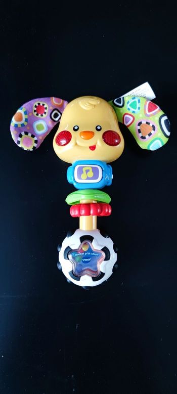 Jouet musical chien.