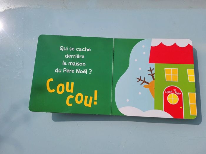 Livre animé à Flaps : Coucou! Père-Noël 🎅 - photo numéro 3
