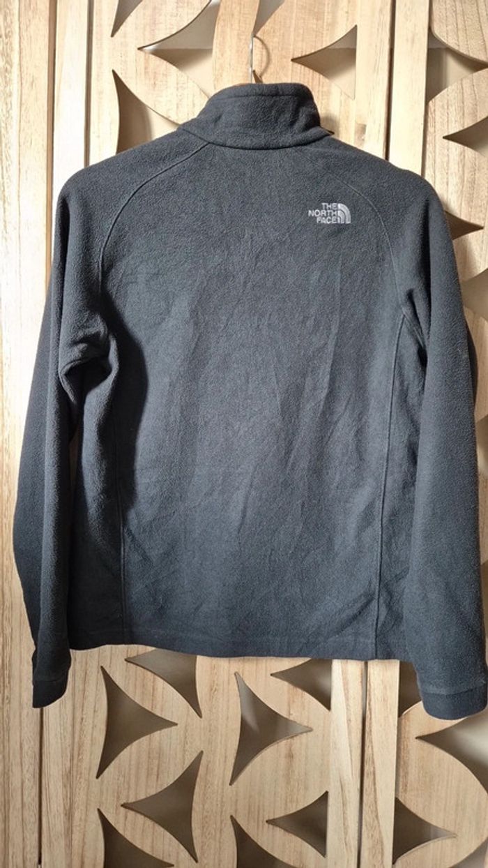 Veste zipp?�e polaire noire The North Face - The North Face - 14 ans | Beebs