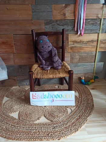 Doudou crochet hippopotame tbe
