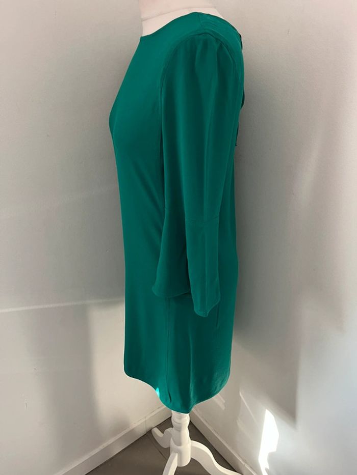 Robe verte manches évasées Sandro S - photo numéro 4