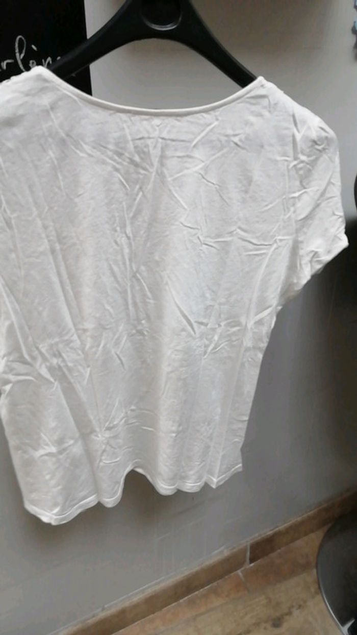 T-shirt blanc gemo - photo numéro 2