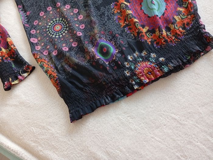 Blouse transparent Desigual femme 40 - photo numéro 8