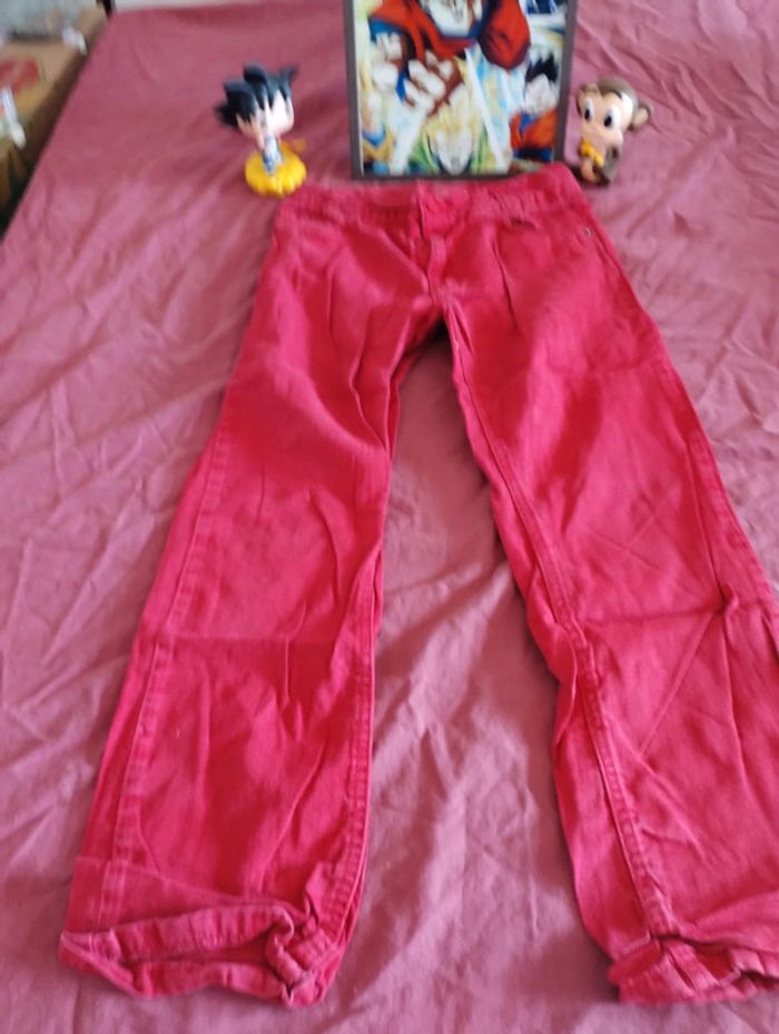 Jean rouge mixte - photo numéro 7