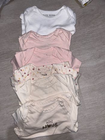 Lots bodys bébé fille