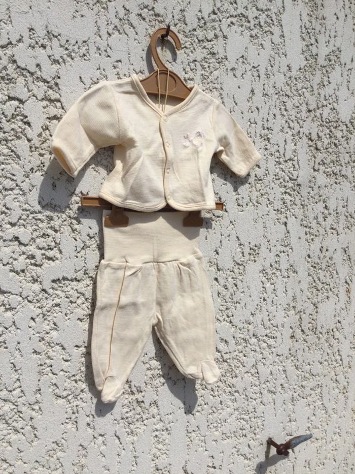 Pantalon et cardigan vintage 46 cm - photo numéro 2