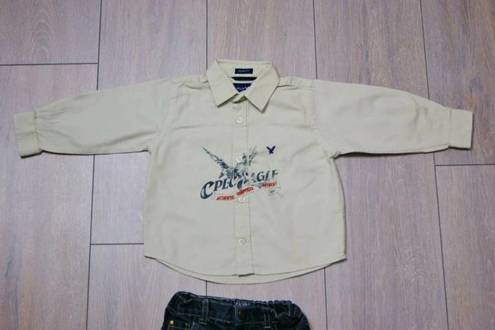 Ensemble chemise et jeans. Garçon 23 mois. Marque complice eagle/ in extenso - photo numéro 2
