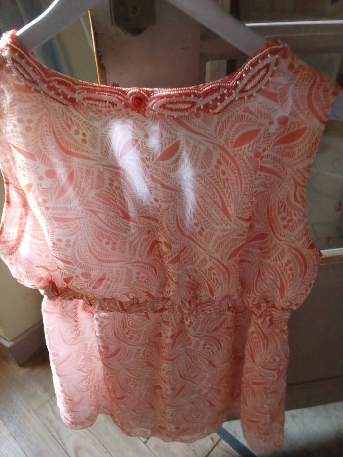 Blouse soie sans manche - photo numéro 2