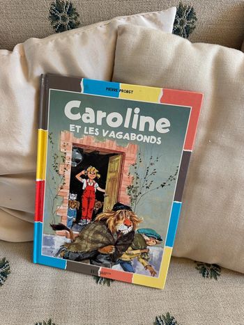 Pierre Probst - Livre Caroline et les vagabonds - Album bd Hachette damiers couleurs