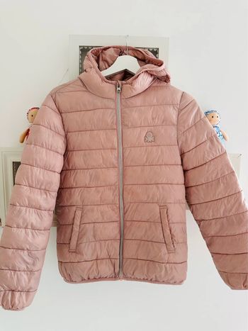 Doudoune légère rose