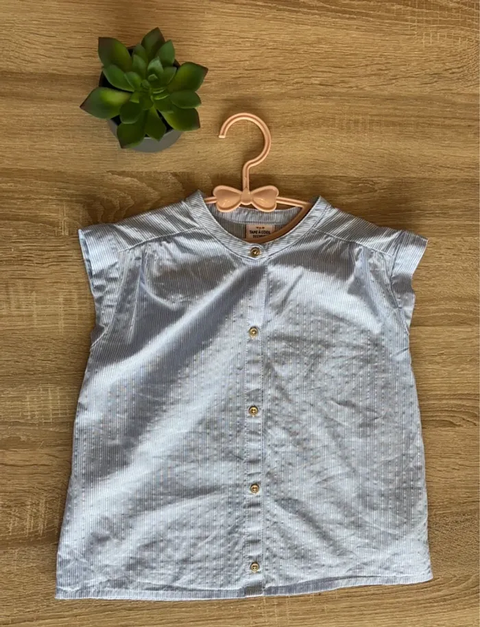 Blouse manches courtes pailletée