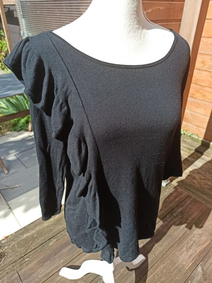 Pull fin noir taille M - photo numéro 3