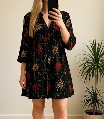 Robe midi fluide imprimé fleuri – Modèle Paprika – Ba&sh Paris taille 1