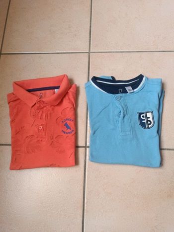 Lot de 2 polos Okaïdi 8 ans