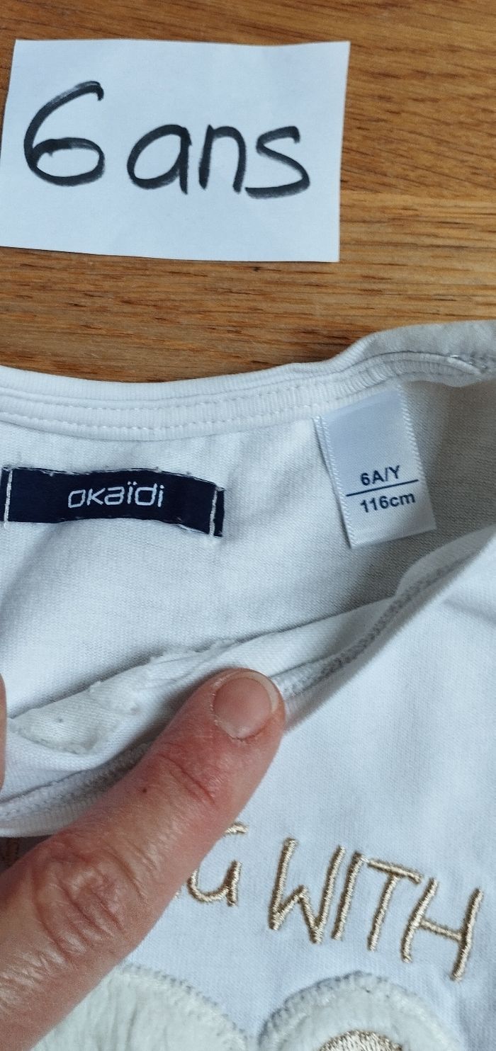 T-shirt fille 6 ans - photo numéro 4