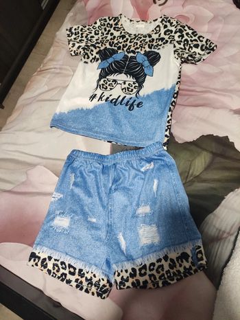 Ensemble été short et t-shirt 18/24 mois
