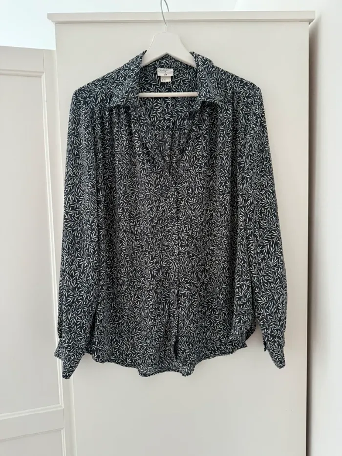 Superbe chemise fleurie fluide H&M collab Morris & co neuve 44 - photo numéro 8