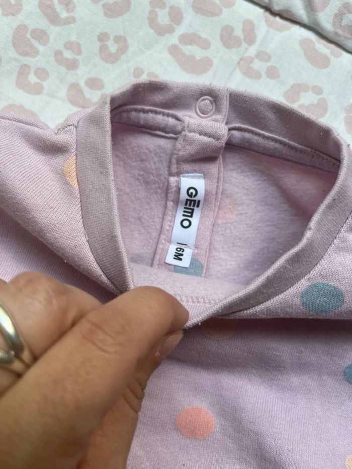 Ensemble sweat et jogging Lila 6 mois Gemo - photo numéro 2