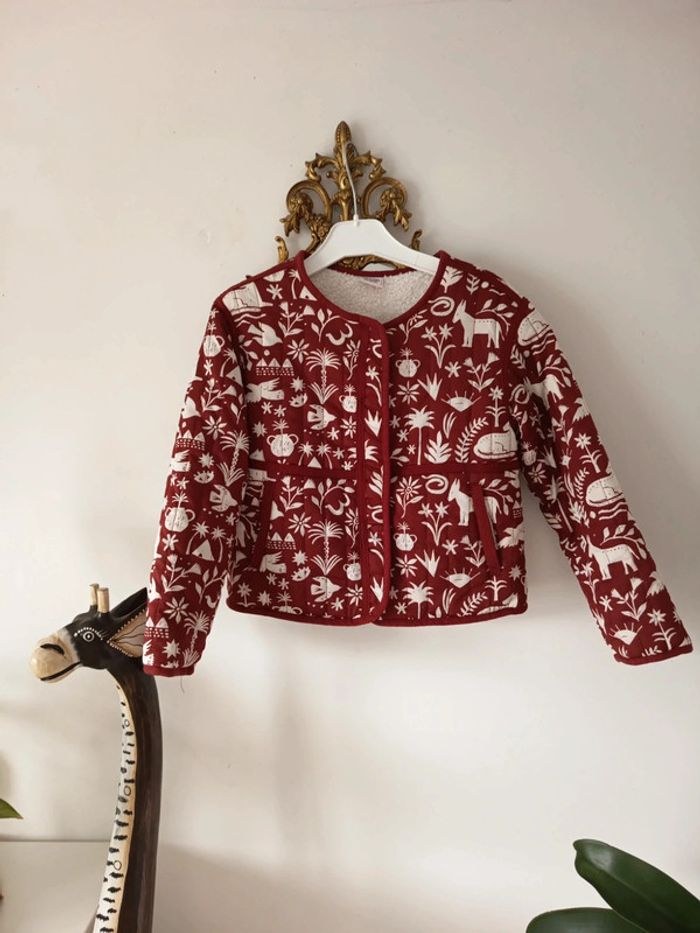 Veste matelassée motifs égyptien