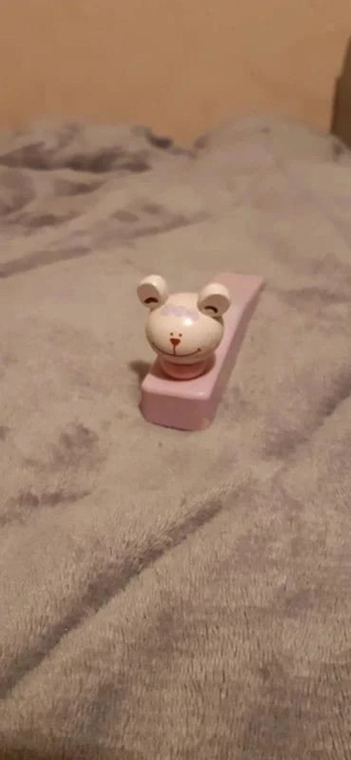 Cale porte de chambre en bois pour fille - photo numéro 5