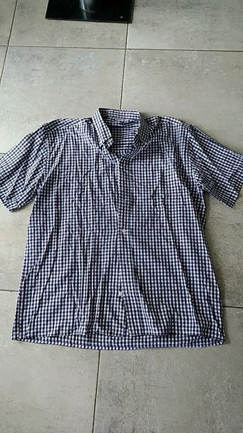 Chemisette à carreaux homme taille L