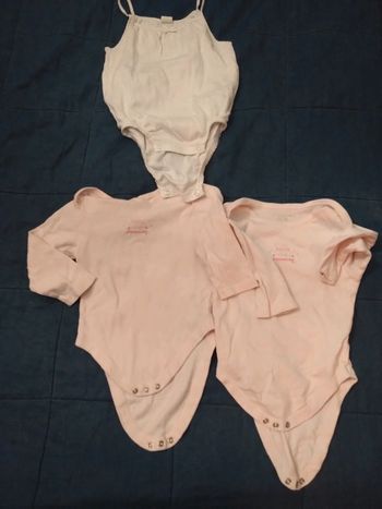 Lot de 3 bodies bébé fille 12 18 mois