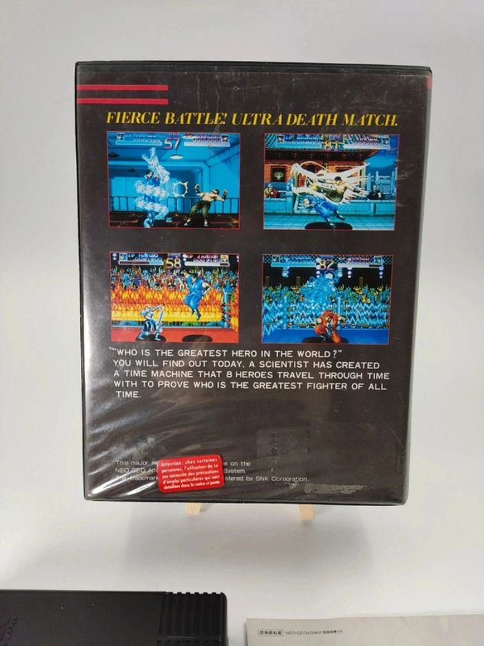 Jeu neo geo World Heroes complet aes - photo numéro 4