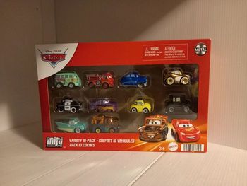 Cars mini pack 10 flash doré