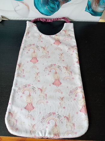 Bavoir  maternelle long cou élastique