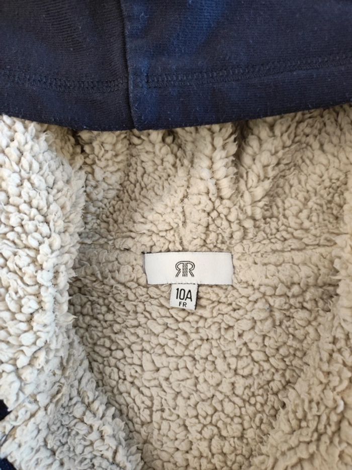 Veste doublée 10 ans bleu marine - photo numéro 2