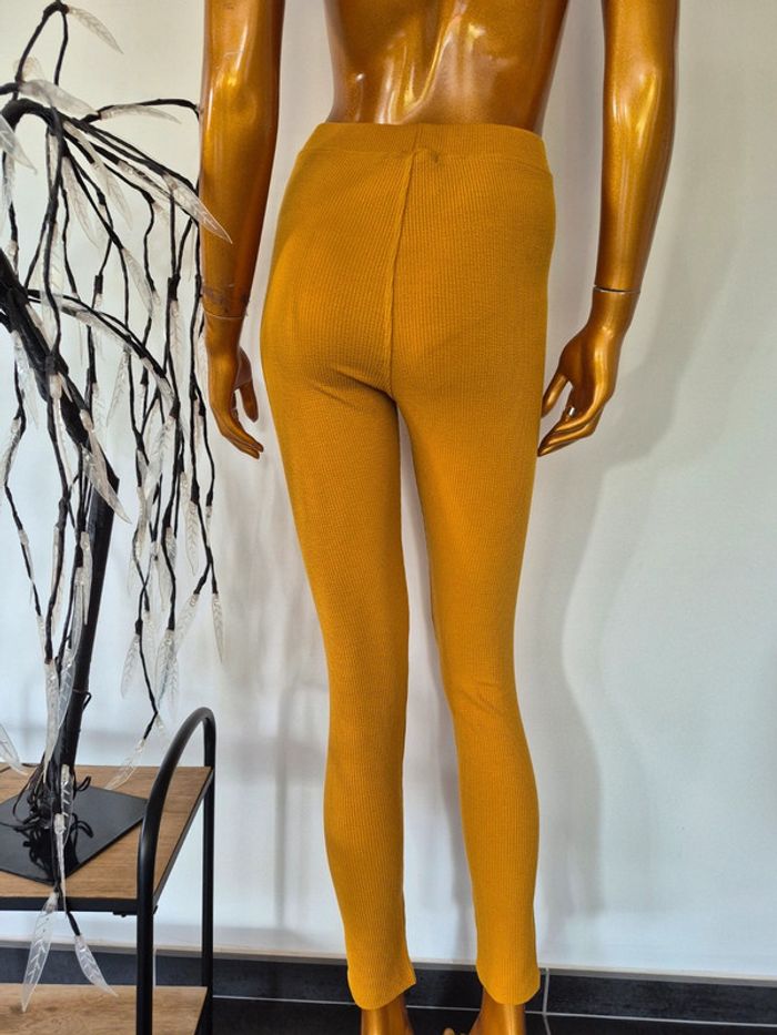 Legging Long Femme Moutarde Taille L/40 - photo numéro 2