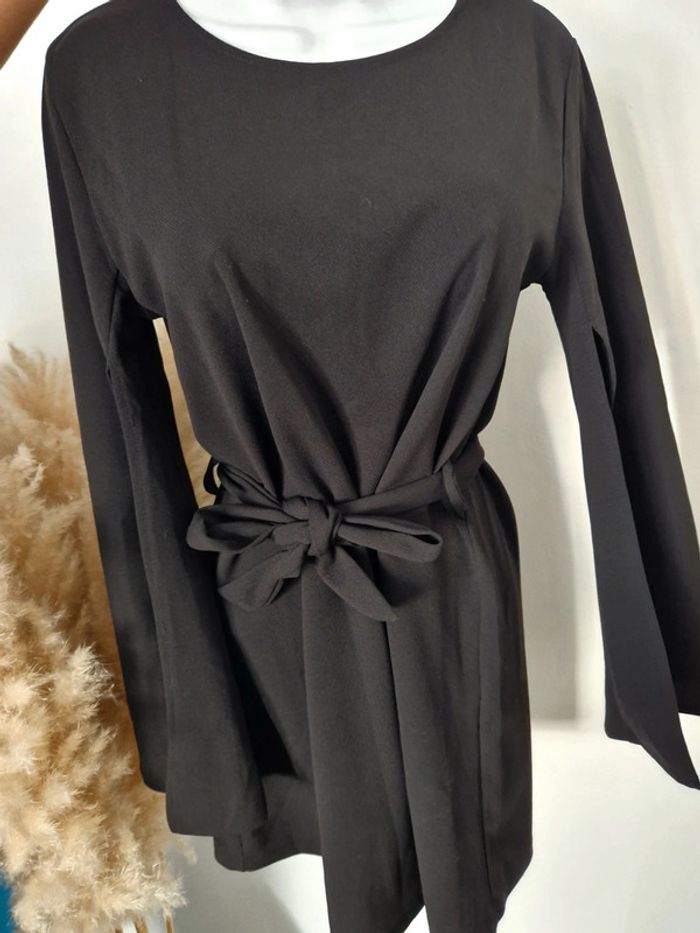 🖤 Magnifique robe cape noire Neuve taille unique - photo numéro 4