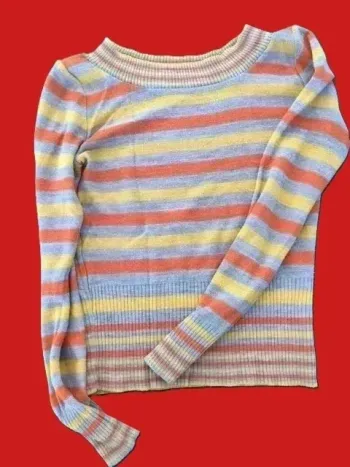 Pull mi-saison femme M Jennyfer – Rayé multicolore