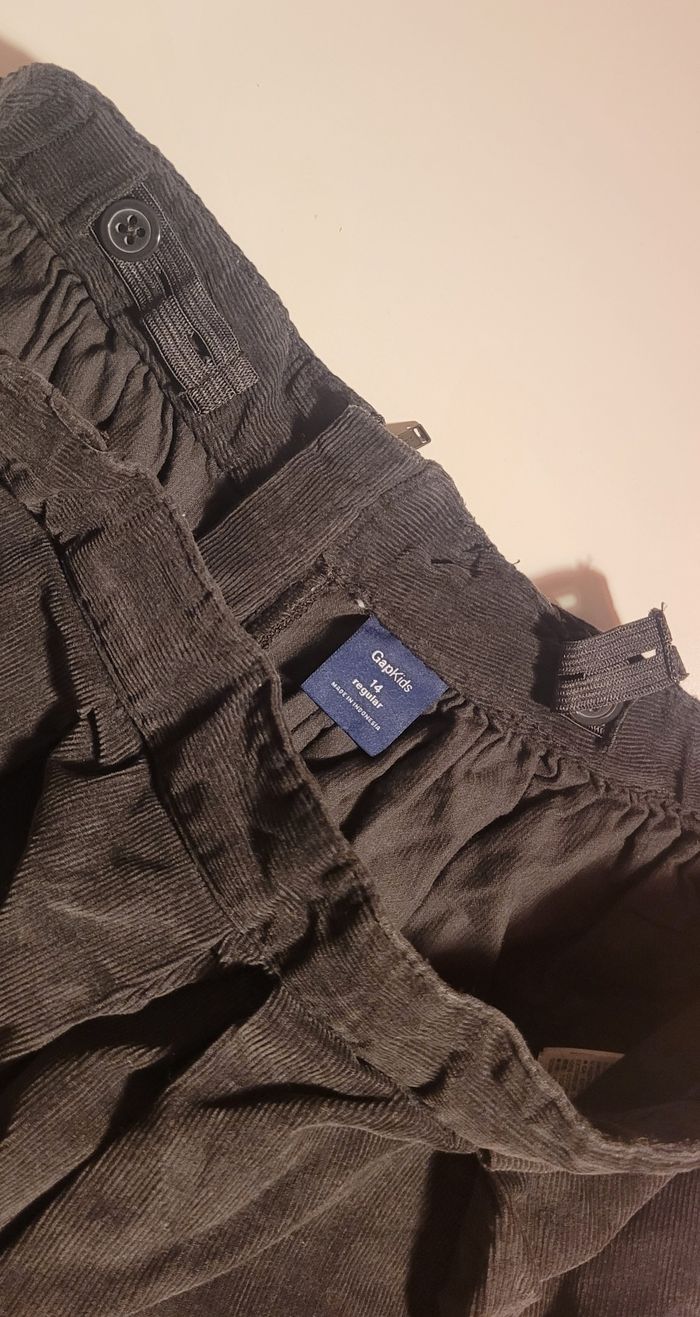 Jupe velours gris - photo numéro 2