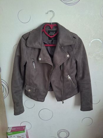 Veste perfecto grise