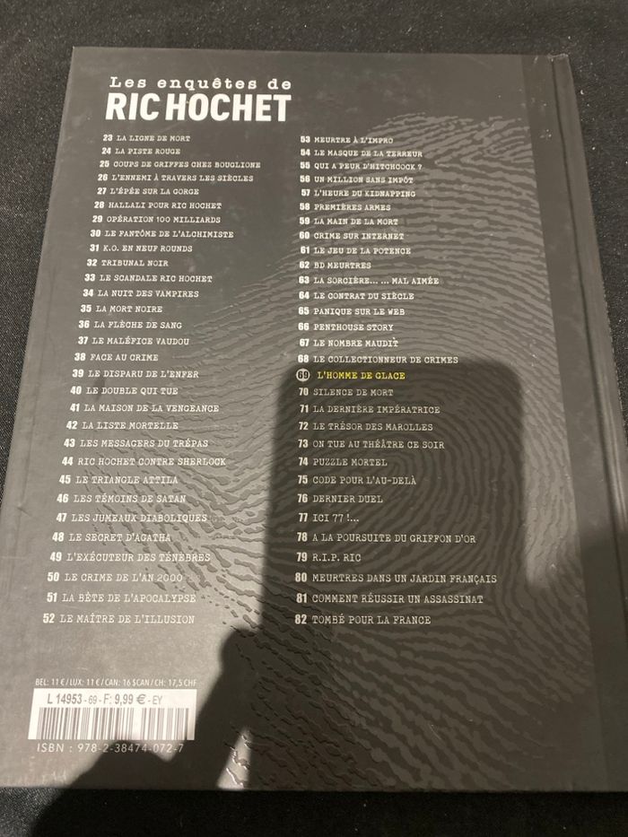 Ric hochet l’homme de glace - photo numéro 2